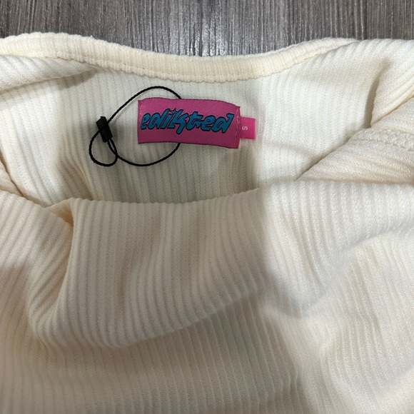 Edikted Mini Dress Low Back Size Small NWOT - Picture 3 of 4